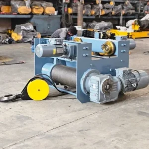 Alternative view of SEW Gear Box With 1 Ton Wire Rope Hoist